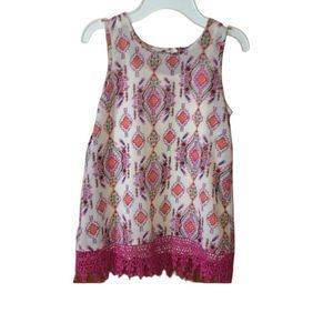 Aztec/tribal print top size 7/8 by red camel